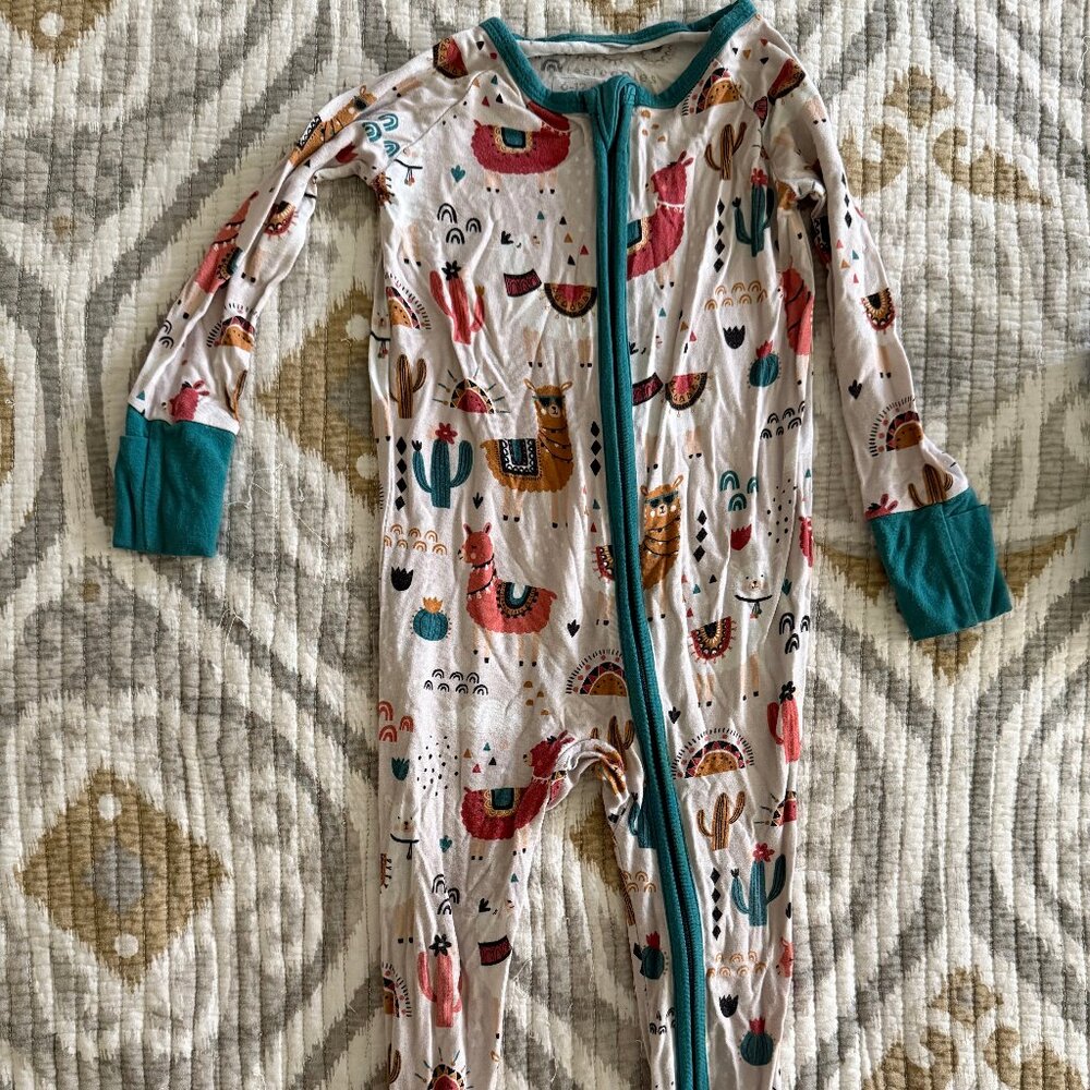 Bundle- Bamboo Pajamas LIttle Sleepies 6-12 month size